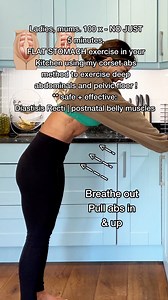611K views · 1.7K reactions | Ladies, moms! All in my  KimmyFitness: Restore Your Core -Exclusive 7-Day Flat Belly Challenge GAME-CHANGER….. I would love to teach you how! Ps it’s never too late! #flatstomach #deepcore #corsetabs #stomachvacuum #kitchenworkout #diastasisrecti #postnatalfitness | Kimmyfitness | Facebook