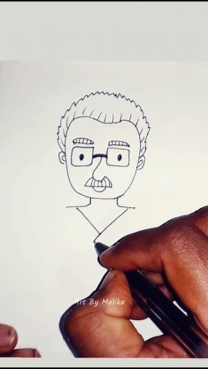 Drawing Man in 28 Seconds! 👨‍🦳🔥