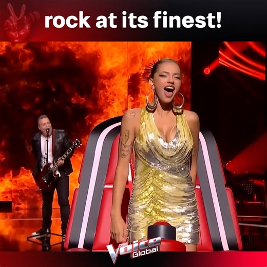 A Bold and Fierce “Back In Black” Performance ⚡ #TheVoice #TheVoiceGlobal #BlindAuditions | The Voice Global