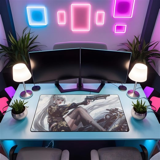 Large Gaming Mouse Pad | Extended Desk Mat, High Definition Print, PC Setup Decor