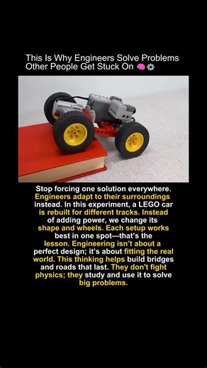 Same car, different wheels = genius #lego #engineering