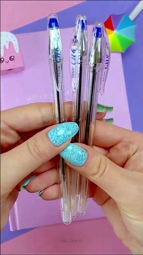 BRICOLAGE - COMMENT FAIRE UN STYLO LAMPE À LAVE - Idées faciles- bon marché pour la rentrée scolaire