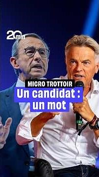 Presidential Election at the Fête de l'Humanité: One candidate, one word