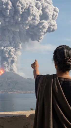 The Moment He Saw Vesuvius Erupt — Pliny's Eyewitness Account, AD 79
