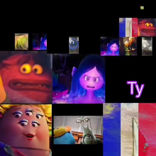 All 9 Pixar era movies at once 4x fast!