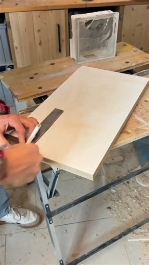 DIY Hollow Glass Brick Bedside Lamp with LED Remote Control