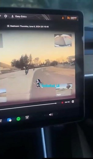 Tesla * Tesla races Motorcycle * Tesla vs Motorcycles: INSANE Road Rage Crash Caught on Cam!