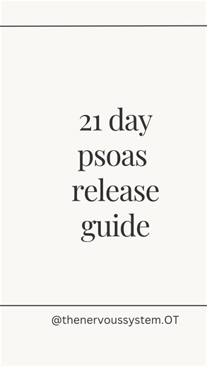 kasey | the nervous system OT on Instagram: "21 day psoas release course for nervous system regulation is now live in my bio 🤍 How a tight psoas keeps you in fight or flight: A tight psoas = chronic stress signal The psoas is a primary stress-response muscle, reflexively contracting during fight, flight, or freeze to protect the body. It interfaces with the sympathetic nervous system, so chronic tension in the psoas continuously signals threat to the brain. Tightness in the psoas restricts diap