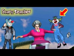 Miss T ko Skateboard Se Giraya | Scary Teacher Part 7 With Oggy and Jack