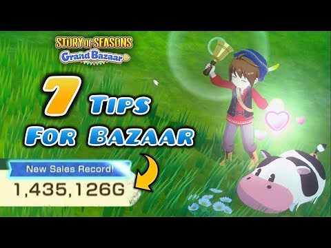 7 Tips to Rank Up your Bazaar FAST in Story Of Seasons: Grand Bazaar