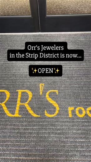 Orrs Jewelers on Instagram: "✨ It’s official — Orr’s Jewelers is now open in the Strip District! ✨ Come explore the new showroom and discover our newest brands. Open Monday–Saturday, 10am–5pm, and Sundays only at the Strip 11am-4pm. We can’t wait for you to see it! #OrrsRocks #stripdistrict #pittsburgh"