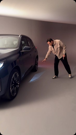 The welcome light carpet in the new 2025 BMW X3 #bmwx3 #bmwgram #bmwclub #carstagram | BMWBLOG