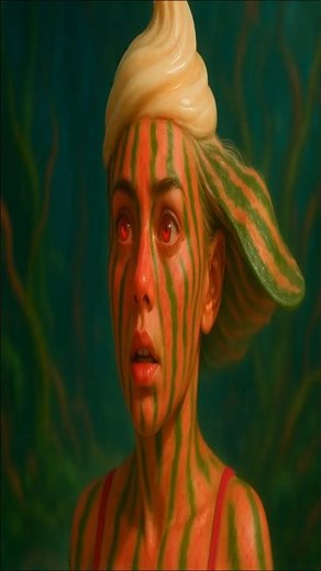 She Entered the Zoo… and Lost Her Mind | Brainrot Zoo Awakening 🧠🍓🦏 | Moka and Mustachio #shorts