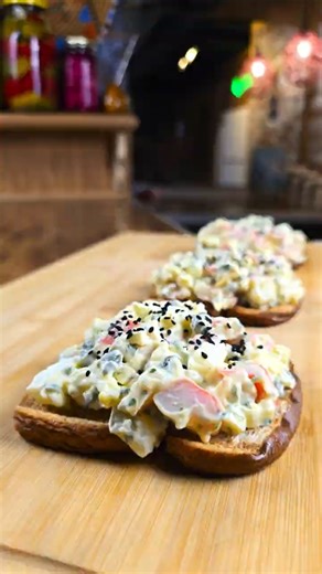This Gourmet Sandwich Will Blow Your Mind #crabsticks #recipe #food #cooking #egg #foodie #seafood
