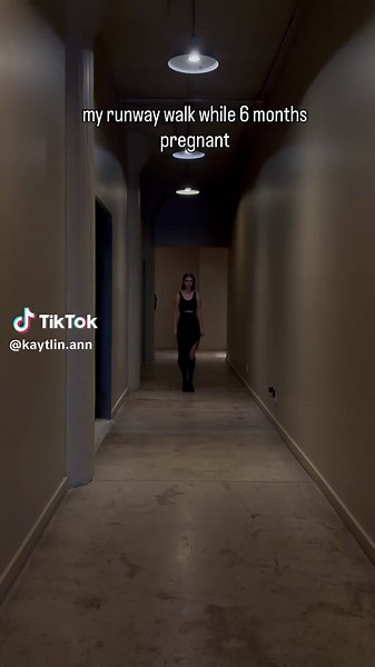 Pregnant Model Slays the Catwalk with Stylish Outfits