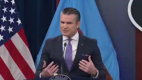 .@SecWar: "Look at [@POTUS's] track record of pursuing Peace Through Strength, America First outcomes... We're not going to foreclose any option. You can't and win a war if you tell your adversary what you are willing to do or what you are not willing to do."