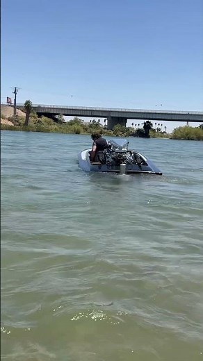 Blown Alcohol Jet Boat leaving the Sandbar #jetboat #jetboating #jetboats #boat #bigblockchevy