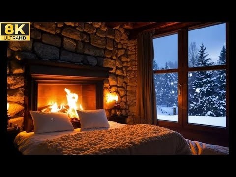 Cozy Fireplace | Romantic Moments: A Magical Night in the Bedroom