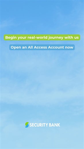 Start your adulting journey with a Security Bank All Access Account. Get FREE life insurance of up to PHP3M when you deposit and maintain at least PHP25,000.  Open an account now with just one (1) valid primary ID. Security Bank Corporation is regulated by Bangko Sentral ng Pilipinas https://www.bsp.gov.ph | Security Bank | Facebook