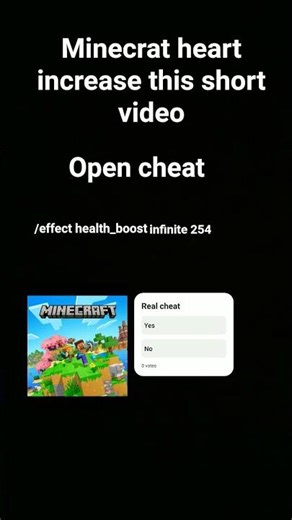 This short video infinite time health @Minecraft_Helper-7839 my channel first short video