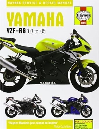 Amazon.com: Yamaha YZF-R6 Service and Repair Manual: 2003 to 2005 Hardcover