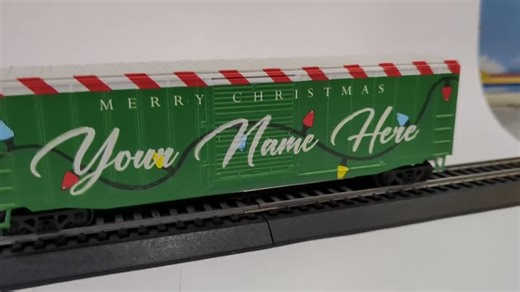 Personalized Name Printed Model Train Box Car, CHRISTMAS Theme HO Scale Box Car, Double-sided Print, Train Enthusiast Gift, Made in U.S.A. - Etsy