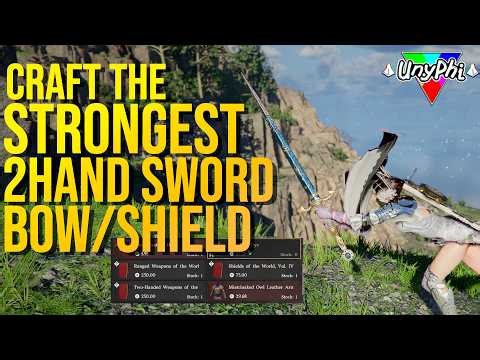 Strongest Two-Handed Sword in Crimson Desert? Dandelion Longsword + Strongest Bow/Shield Aris