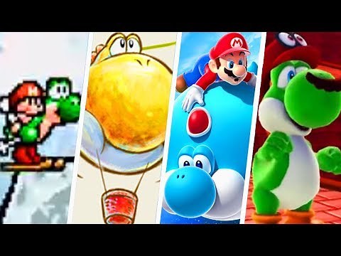 Evolution of Yoshi Power-Ups (1990 - 2019)