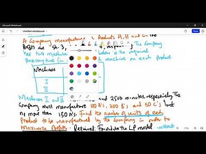 LINEAR PROGRAMMING MODELS-