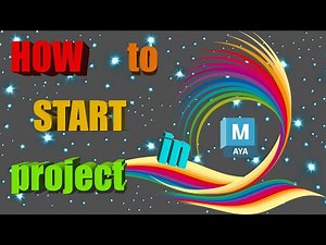 How to create and save project in Maya