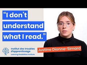 “I don’t understand what I read.” - Learning Disabilities Institute