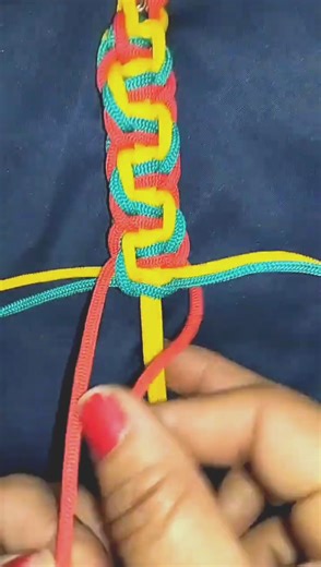 How to make a simple macrame bracelet✨💫 | Kerol03