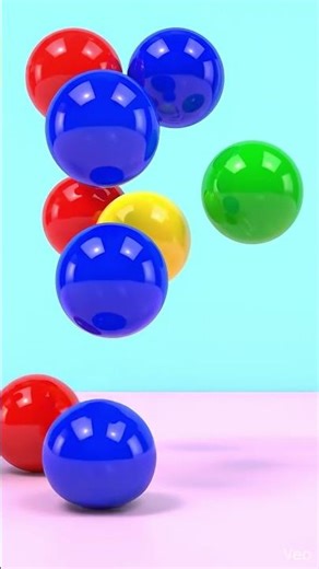 Color Balls Bounce!#kids #colors #animation #shorts #satisfying #loop #colorful
