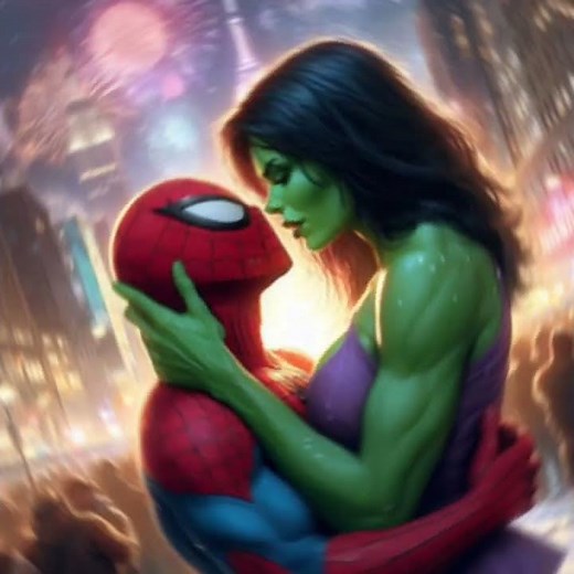 she hulk with Spiderman #marvel #spiderman #shehulk