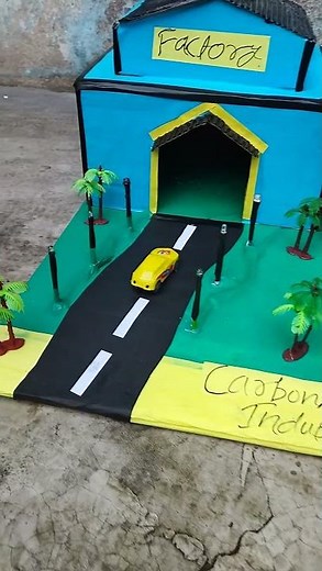 🚀 "Carbon Purification Model | School Science Project Idea | Air Pollution Solution" #diy |#shorts