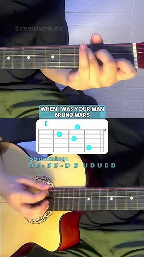When I Was Your Man - Bruno Mars | Easy Guitar Chords Tutorial For Beginners