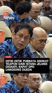 Detik-Detik Purbaya Angkat Telepon dari Istana jelang Diganti, Rapat DPD Langsung Dijeda