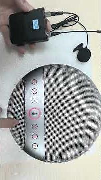 Conference Speakerphone +Expansion Wireless Lavalier Mics Kit for Medium Meetings