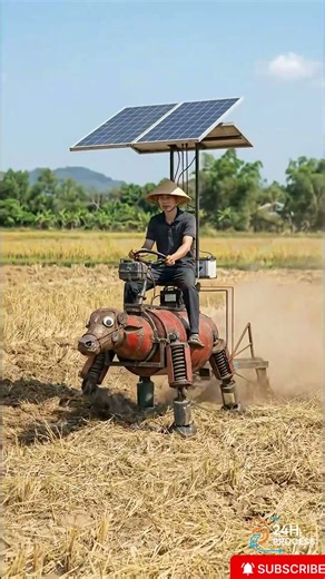 The Solar Iron Buffalo: An Incredible DIY Farming Robot