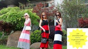 Hot Summer Dress Combo's on promotion now at www.redpopo.com #summer #summerdresses #summerdress #hot #hotdeal #dresscombo #redpopo #fashion #sunglasses #maxidress #womens #handbag | Redpopo