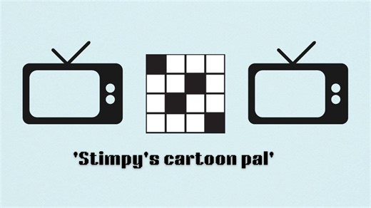 'Stimpy's cartoon pal' NYT Mini Crossword clue Aug. 10 answer and hints