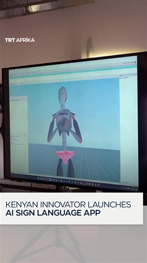 1.8K views · 84 reactions | In a groundbreaking feat, a Kenyan innovator has developed one of Africa's first AI translation platforms for local sign language use. This innovative tool, the Terp 360 app, translates spoken words into sign Language via lifelike avatars, bridging the communication gap between deaf and hearing individuals seamlessly and naturally. | TRT Afrika | Facebook