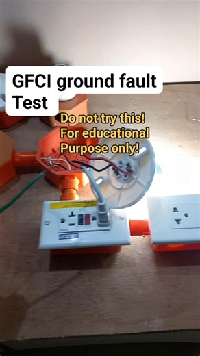 10K views · 40 reactions | GFCI ground fault test Do not try this! For educational demo only #electrician #relay #panelboard #control #power #technician #switch #wiring #DIY #electrical | Electricians Guide | Facebook