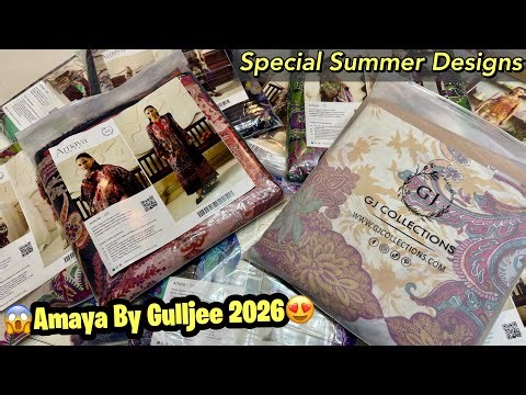 Amaya By Gulljee 2026 | Gulljee Lawn Collection 2026 | Gull Jee Summer 2026