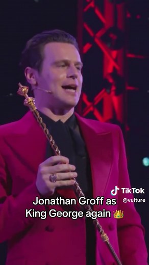 Jonathan Groff Shines as King George at Tony Awards