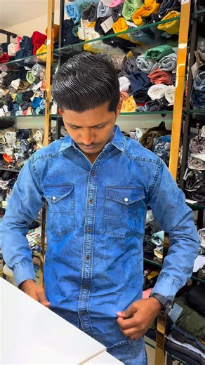 S.S.Garment's👕👖 on Instagram: "Denim shirt Soft denim Double pocket Seven beautiful colours Size M L XL All Over India 🇮🇳 Free Delivery 🚚 Cash On Delivery 🚚 Available ✅ Order For DM 📞9111177753 Location 📍62 Chudi Bakhal Dewas Madhya Pradesh, India Pin Code 455001 #denimshirt #fashion #shirt #viral #ssgarmentsdewas"