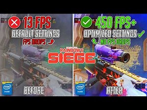 Rainbow 6: Siege - Best PC Settings to Fix FPS Drops, Lags & Stutters in Season 3 on ANY PC📈