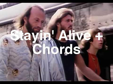 Stayin' Alive Backing Track + Chord Chart | No Vocals