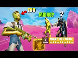 I Pretended to be MIDAS in Season 5 (Fortnite)