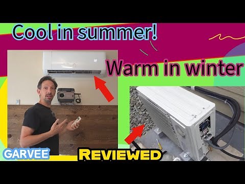Garvee Mini Split AC + HEAT Review ❄️🔥 | 12,000 BTU Energy-Saving AC & Heater for Any Room! 22 Seer